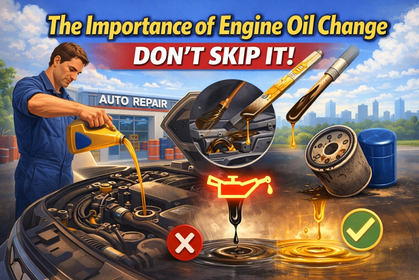 The Importance of Engine Oil Change – Don’t Skip It!